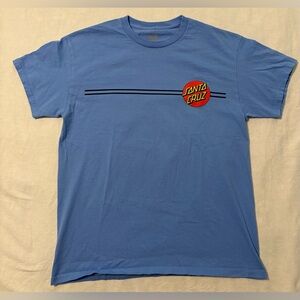 Santa Cruz Men's Short Sleeve T-Shirt - Size Medium Vintage Rare Skateboarding